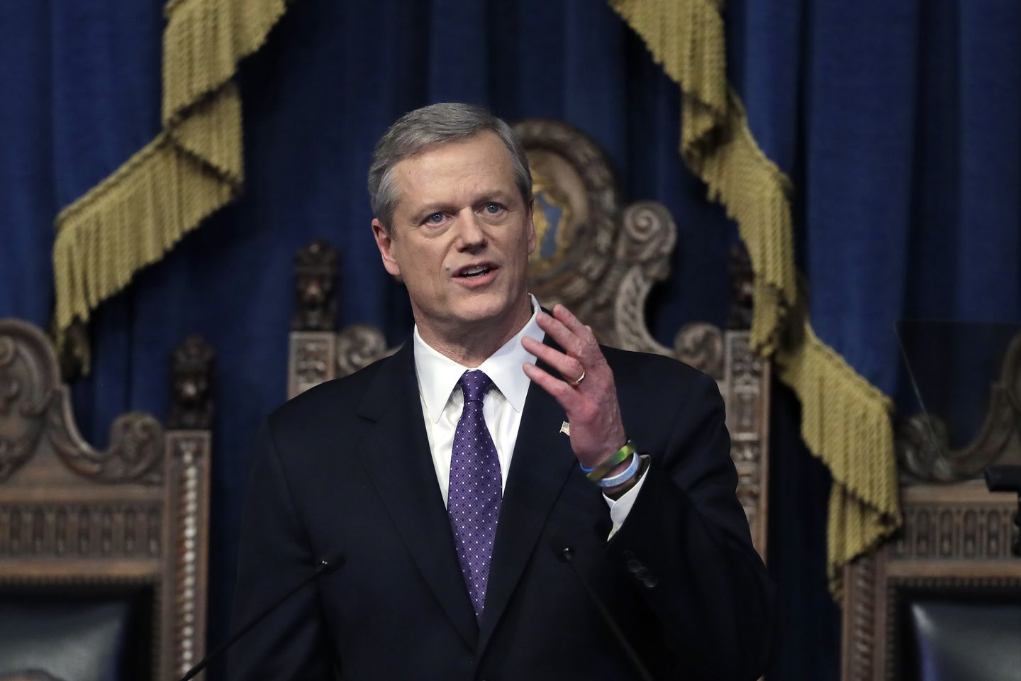 Baker Budget Bets on Less Tax Revenue From Massachusetts Casinos