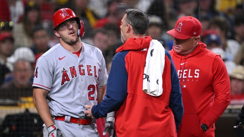 Los Angeles Angels Send All-Star Mike Trout to the IL