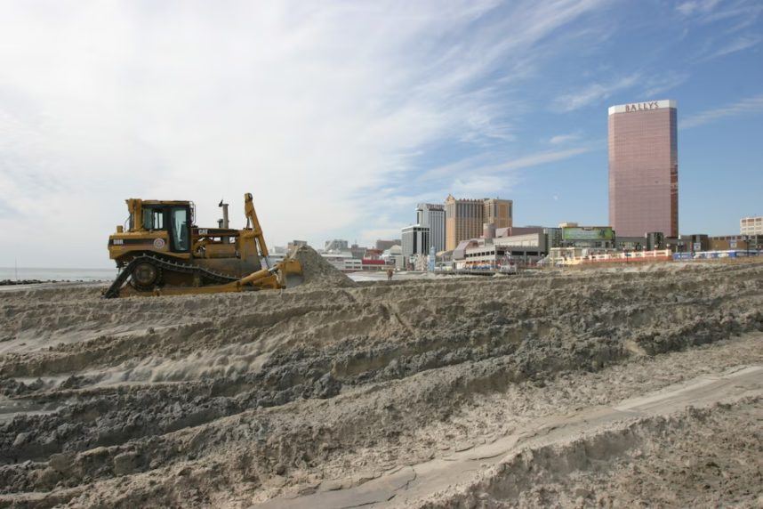 Atlantic City Beach Restoration Project Underway as Casino High Season Passes