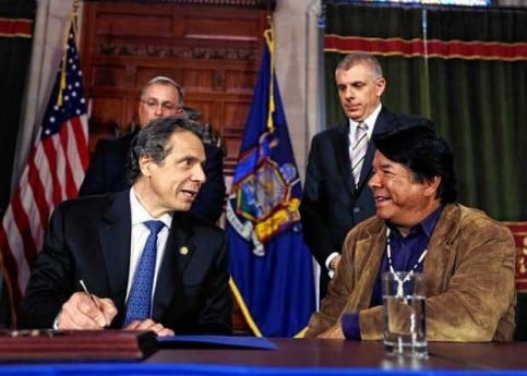 Oneidas and Cayugas Pass the Peace Pipe Over Casinos in New York State