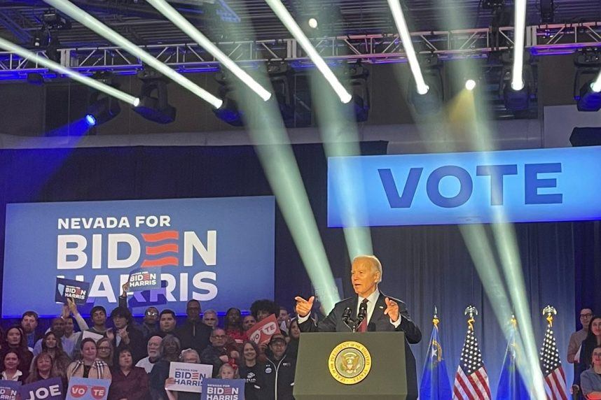 Joe Biden Tweets Resort Fees Disdain After Las Vegas Campaigning