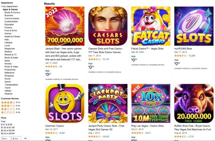 Amazon Named in Social Casino App Lawsuit, Plaintiff Says He Became ‘Addicted’