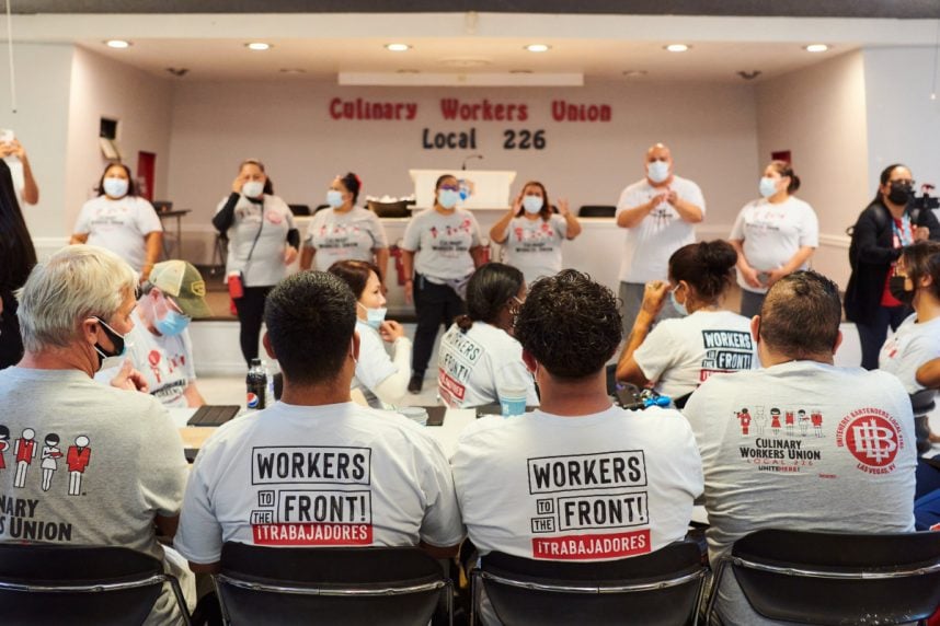 Las Vegas Culinary and Bartenders Union Votes to Authorize Strike